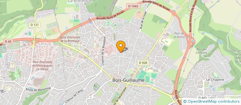 localisation de l'entreprise NDE à BOIS-GUILLAUME