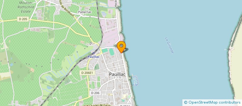 localisation de l'entreprise NDE IMMO  PAUILLAC