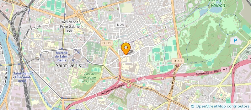 localisation de l'entreprise NDENGA & BITSHIABU IMMOBILIER  SAINT-DENIS