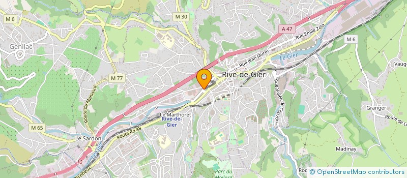 localisation de l'entreprise NDERIMMO  RIVE-DE-GIER