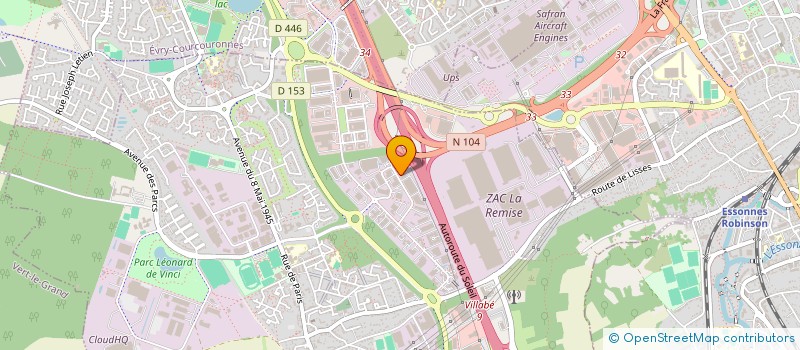 localisation de l'entreprise NDESIGN  BRETIGNY-SUR-ORGE