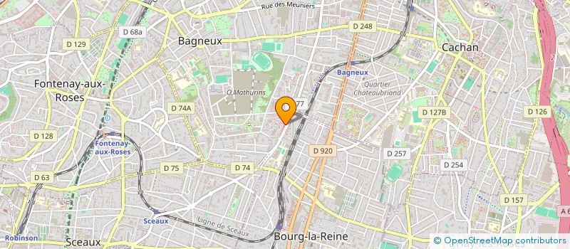 localisation de l'entreprise NDESIGN CORPORATION à BOURG-LA-REINE