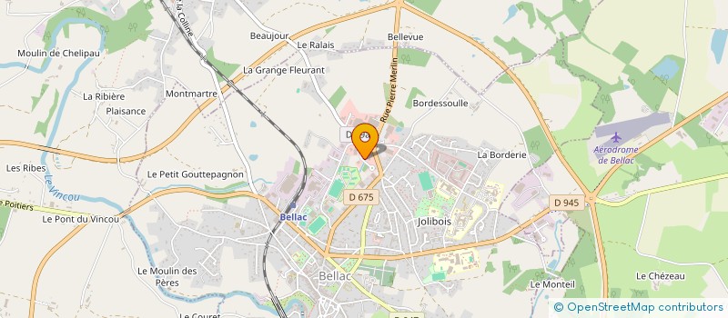 localisation de l'entreprise NDF à BELLAC