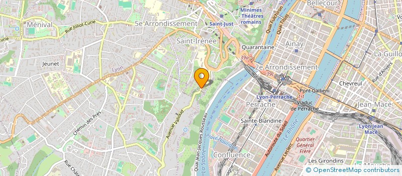 localisation de l'entreprise NDF  LYON