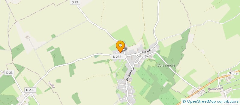 localisation de l'entreprise NDF à SAULTY