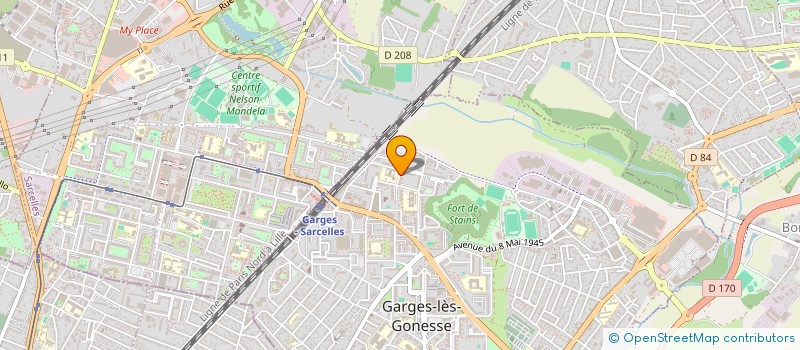 localisation de l'entreprise NDF ET ASSOCIES à GARGES-LES-GONESSE