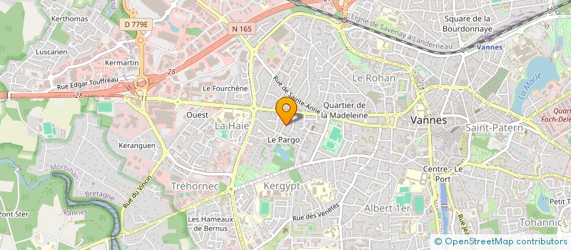 localisation de l'entreprise NDFR INVEST à VANNES