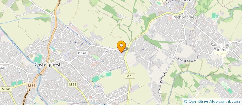 localisation de l'entreprise NDG CONSTRUCTION  CASTELGINEST