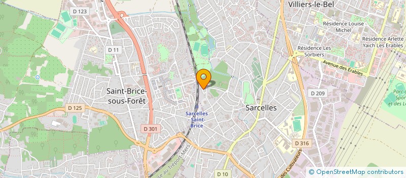 localisation de l'entreprise NDH CONSULTING  SARCELLES