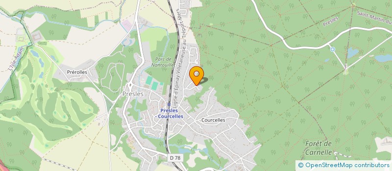 localisation de l'entreprise NDH MENUISERIES  PRESLES