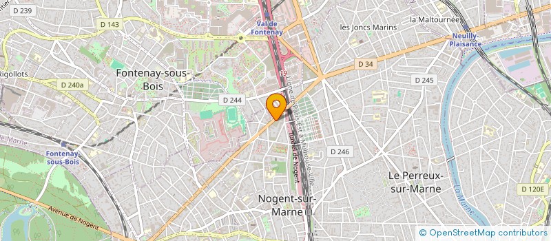 localisation de l'entreprise NDHA  PARIS