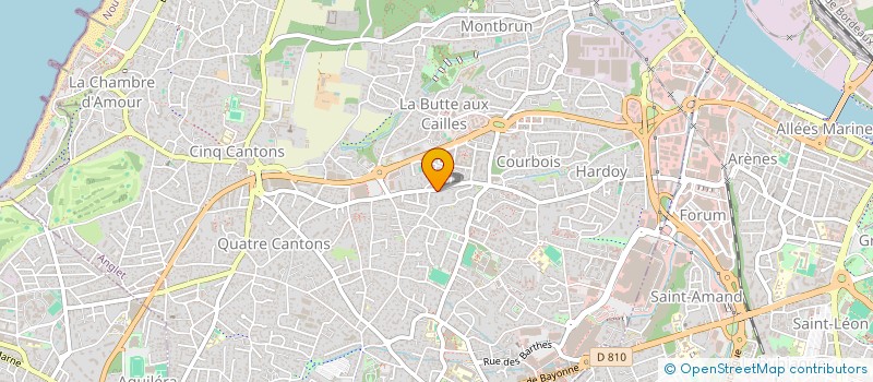 localisation de l'entreprise NDHMAG  ANGLET