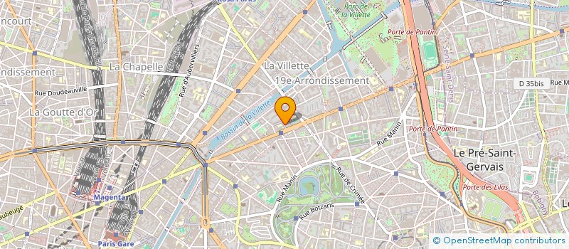 localisation de l'entreprise NDI  PARIS