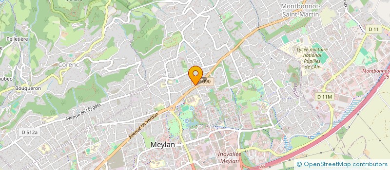 localisation de l'entreprise NDI à MEYLAN