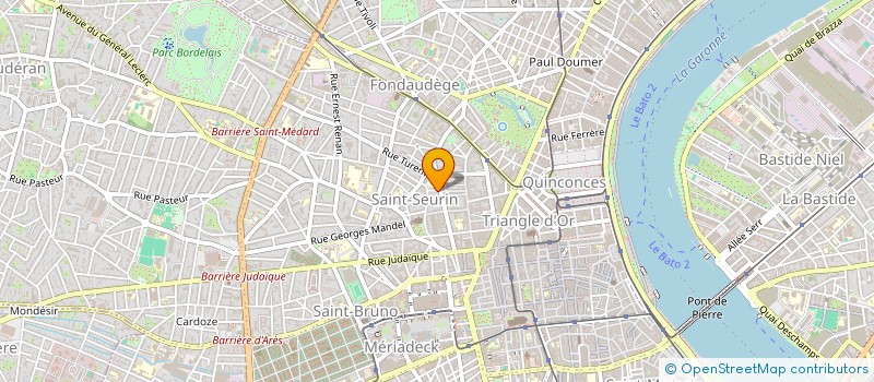 localisation de l'entreprise NDIAYE - HUYGHE  BORDEAUX