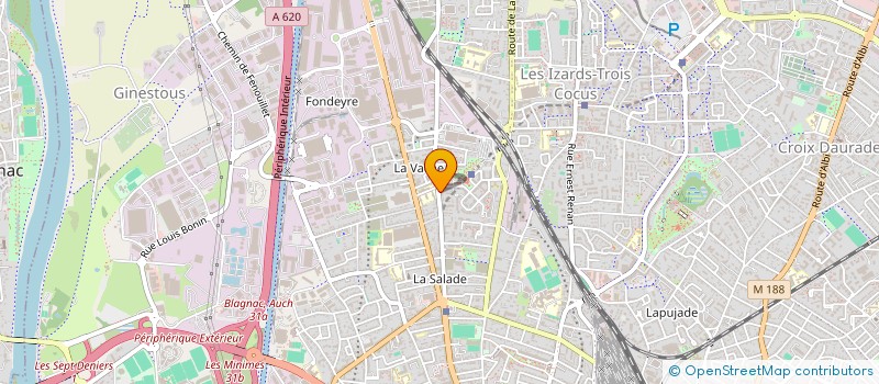 localisation de l'entreprise NDIAYE SECURITE PREVENTION à TOULOUSE