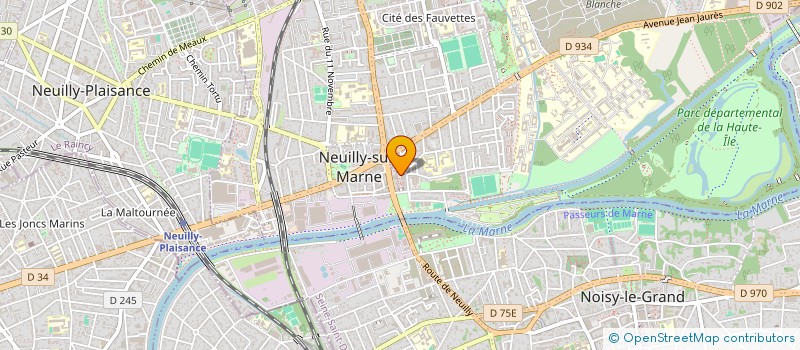 localisation de l'entreprise NDINDI COSMETIQUES à NEUILLY-SUR-MARNE