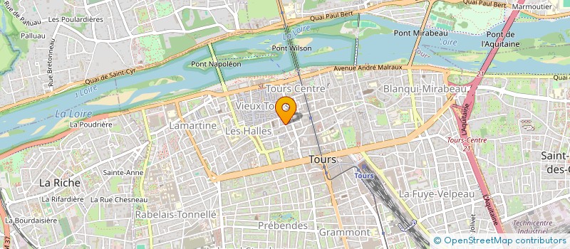 localisation de l'entreprise NDJ  TOURS
