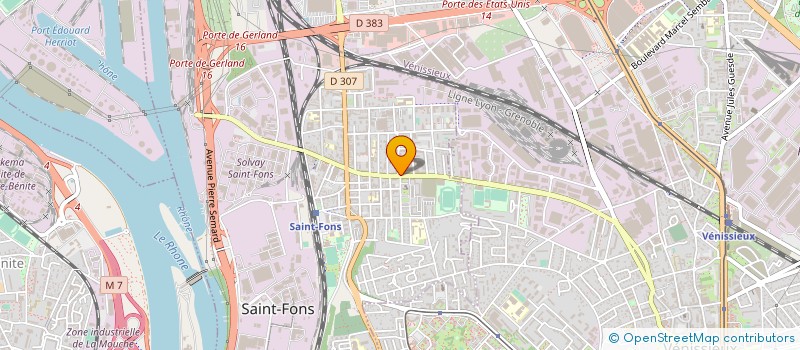 localisation de l'entreprise NDJERO  ST FONS