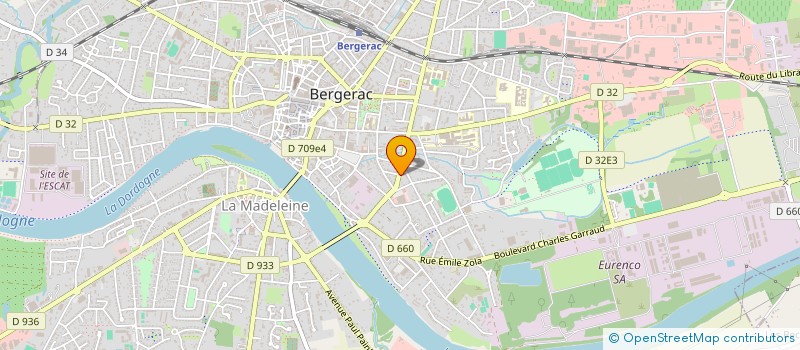localisation de l'entreprise NDJOBI à BERGERAC