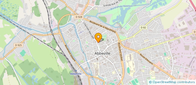 localisation de l'entreprise NDJOCK IMMOBILIER à ABBEVILLE