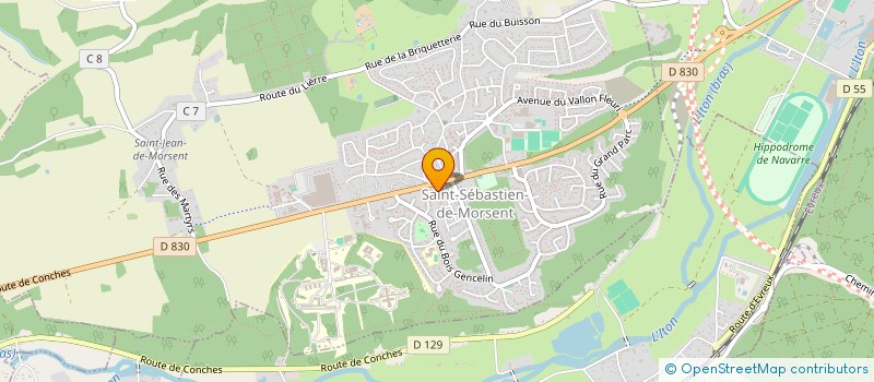 localisation de l'entreprise NDL à SAINT-SEBASTIEN-DE-MORSENT