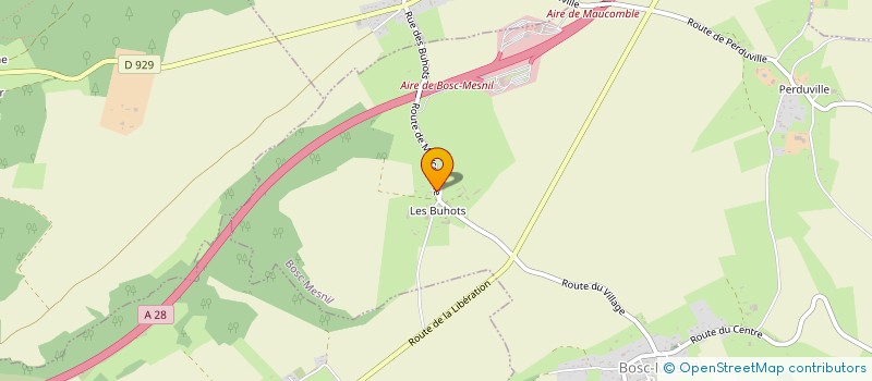 localisation de l'entreprise NDLD  BOSC-MESNIL