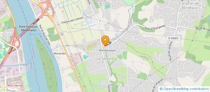 localisation de l'entreprise NDM  BORDEAUX