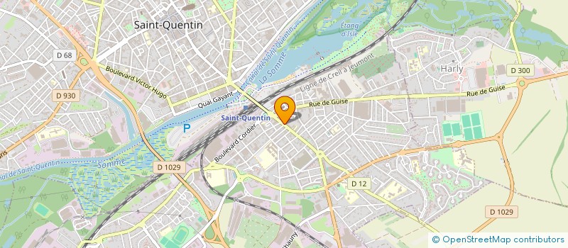 localisation de l'entreprise NDM OPTIQUE à SAINT-QUENTIN