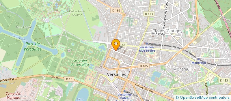 localisation de l'entreprise NDM VERSAILLES à VERSAILLES