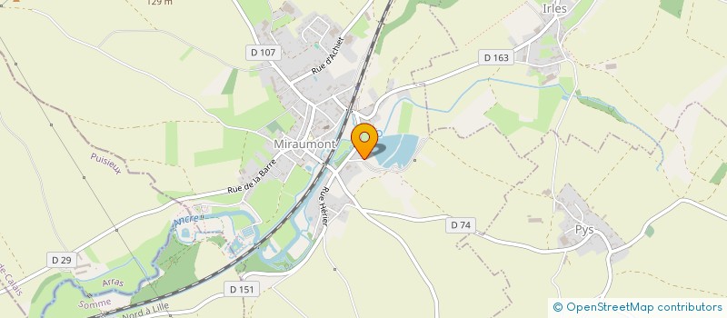 localisation de l'entreprise NDMC  MIRAUMONT