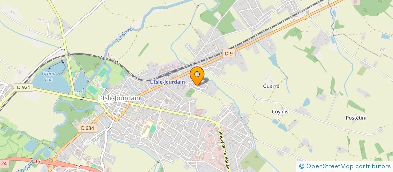 localisation de l'entreprise NDMCI à L ISLE JOURDAIN
