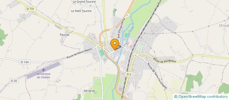 localisation de l'entreprise NDMD à CHALAIS
