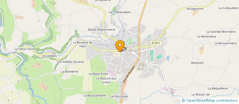 localisation de l'entreprise NDO  SOURDEVAL