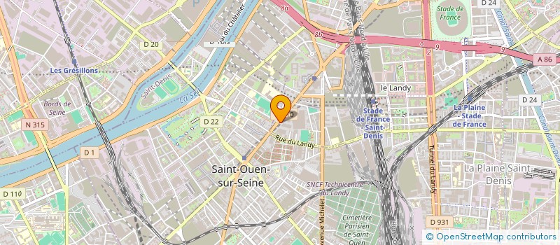 localisation de l'entreprise NDP à SAINT-DENIS