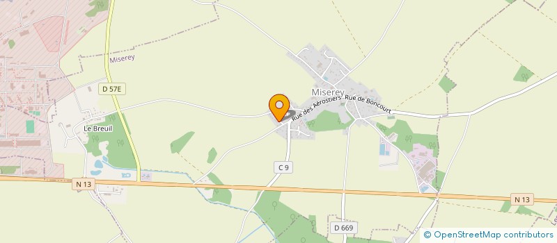localisation de l'entreprise NDR  MISEREY