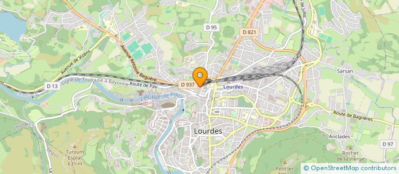 localisation de l'entreprise NDRE PLOMBERIE LOURDES  LOURDES