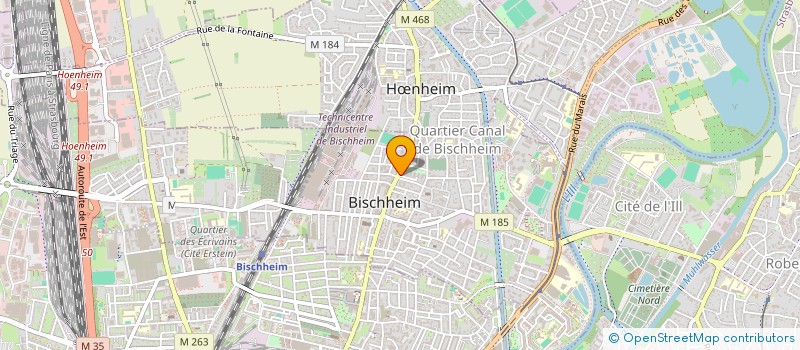 localisation de l'entreprise NDS à BISCHHEIM