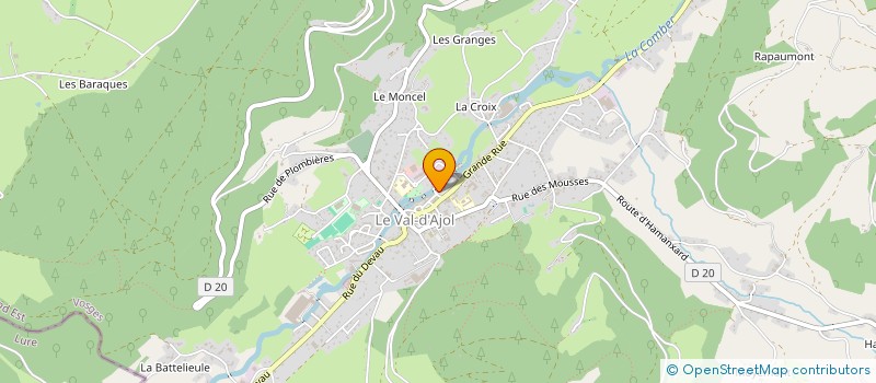 localisation de l'entreprise NDS COMPAGNIE à LE VAL-D'AJOL