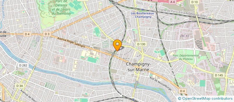 localisation de l'entreprise NDS CONSULTING à CHAMPIGNY-SUR-MARNE