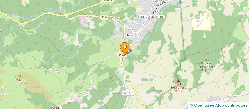 localisation de l'entreprise NDS&CY à SAINT-SATURNIN