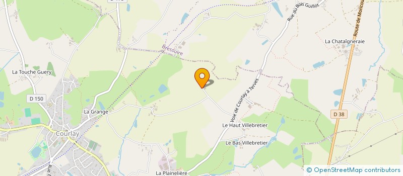 localisation de l'entreprise NDS DRONES  COURLAY