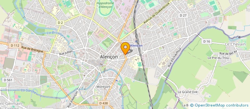localisation de l'entreprise NDS EXPERTISE à ALENCON