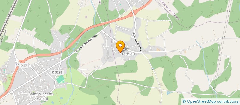 localisation de l'entreprise NDS IMMO  TETHIEU