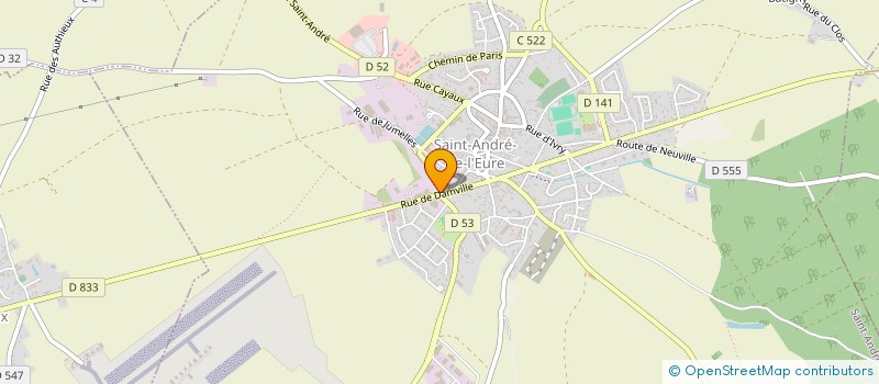 localisation de l'entreprise NDS INVEST  LES AUTHIEUX