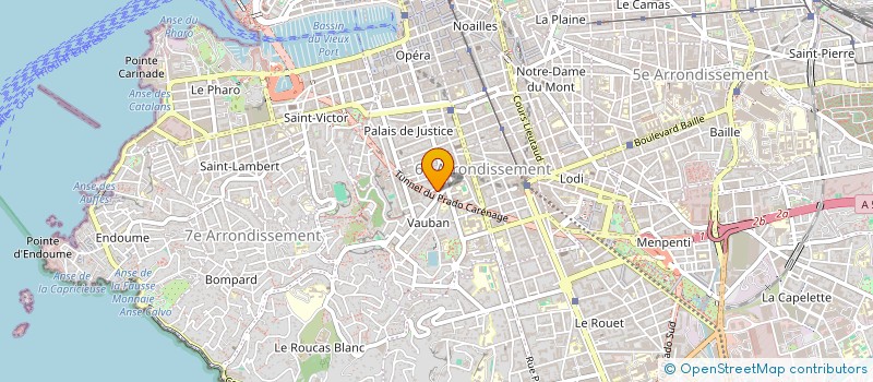 localisation de l'entreprise NDSH IMMOBILIER à MARSEILLE