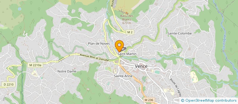 localisation de l'entreprise NDSL  VENCE