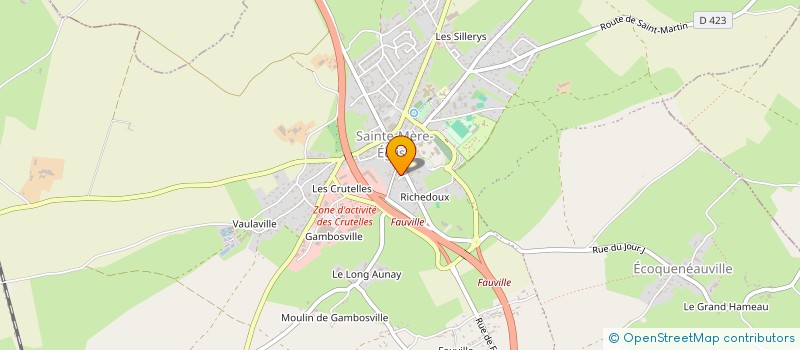localisation de l'entreprise NDT  SAINTE-MERE-EGLISE
