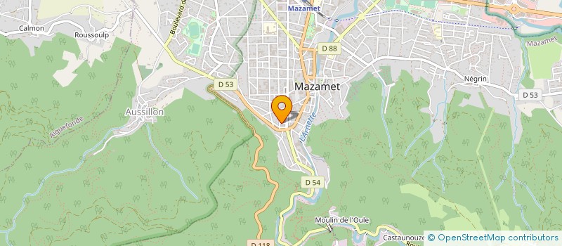 localisation de l'entreprise NDT - GVF à MAZAMET