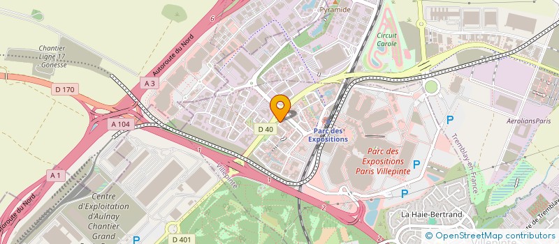 localisation de l'entreprise NDT INSPECTIONS à VILLEPINTE
